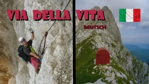 Via della vita klettersteig und bivak Vevnica/Veunza - Italien