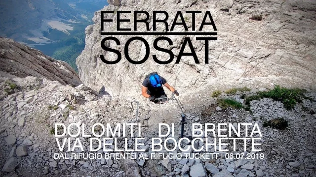 Ferrata Sosat, Dolomiti di Brenta - TN (6 Luglio 2019)