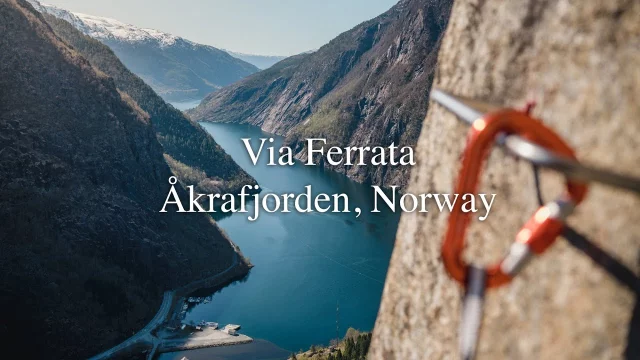 Via Ferrata Åkrafjorden, Norway